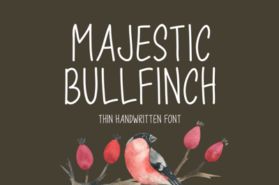 Majestic Bullfinch Typeface Free Download