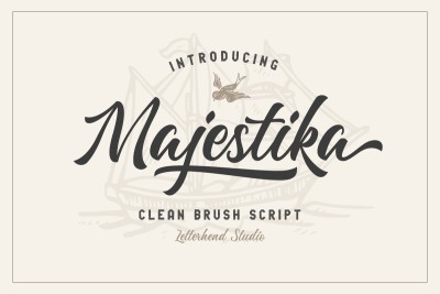 Majestika Script Font