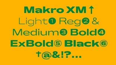 Makro XM Font