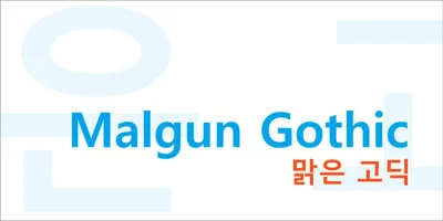 Malgun Gothic Font