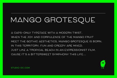 Mango Grotesque Font