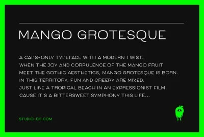 Mango Grotesque Font