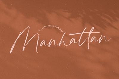 Manhattan | Brush Script Font Free Download