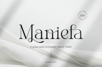 Maniefa || Elegant Serif Font Free Download