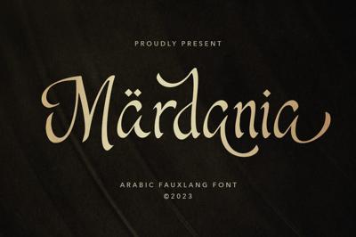 Mardania - Arabic Display Font Free Download