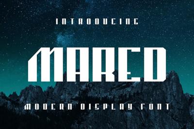 Mared Modern Font Free Download