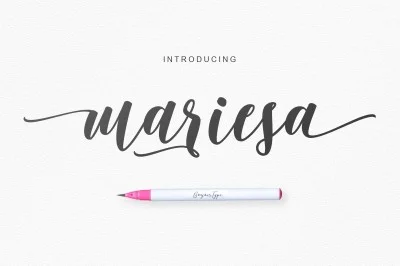 Mariesa Script Font