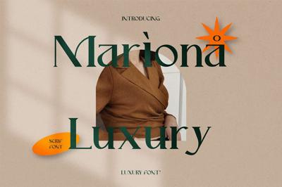 Mariona Luxury Serif Font Free Download