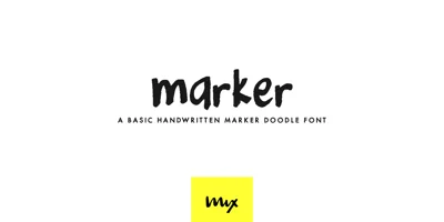 Marker Font