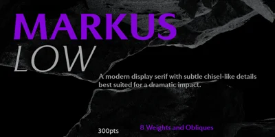 MarkusLow Font