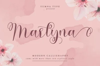 Marlyna - Wedding Script Font