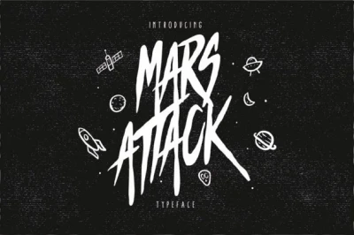 Mars Attack Font Free Download