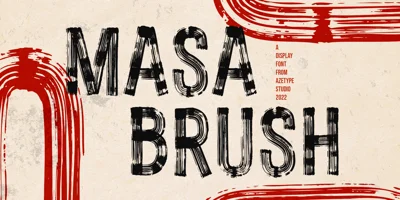 Masa Brush Font