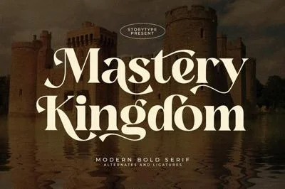 Mastery Kingdom Modern Bold Serif Font