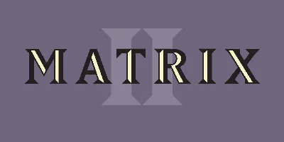 Matrix II Font