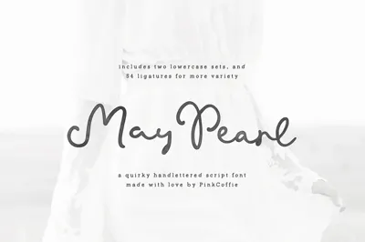 May Pearl | Handwritten Script Free Download