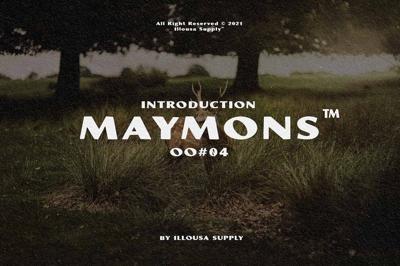 Maymons Font By Illousaco Free Download