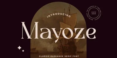 Mayoze Font