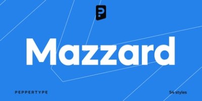 Mazzard Font