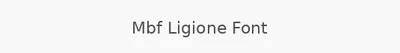 Mbf Ligione Font
