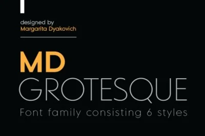 MD Grotesque Font