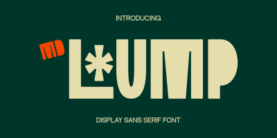 Md Lump Font