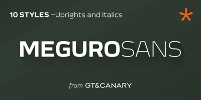 Meguro Sans Font