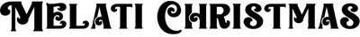 Melati Christmas Font