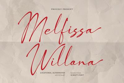 Melfissa Willona | Casual Chic Font Free Download