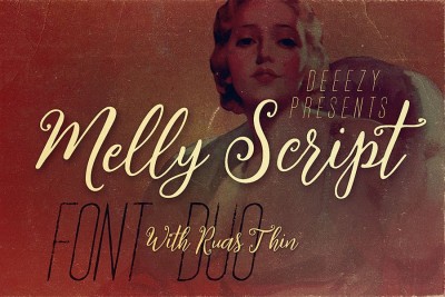 Melly Script Font Duo