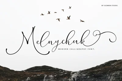Melnychuk Elegant Script
