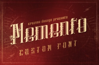 Memento Custom Font