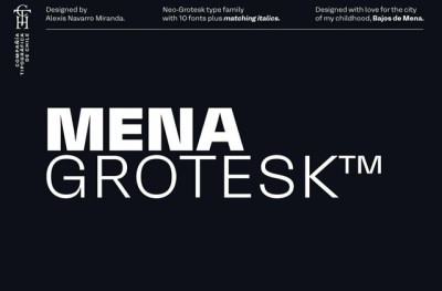 Mena Grotesk Font