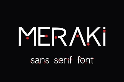 Meraki font. Free Download