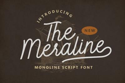 Meraline - Monoline Script Free Download