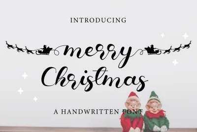 Merry Christmas Christmas Font Font