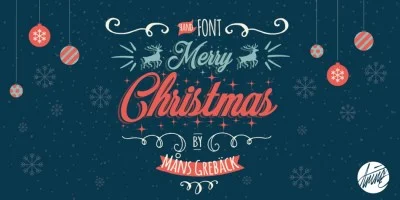 Merry Christmas Christmas Font Font