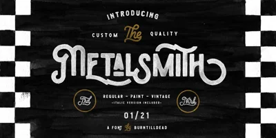 Metalsmith Font