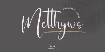 Metthyws Font
