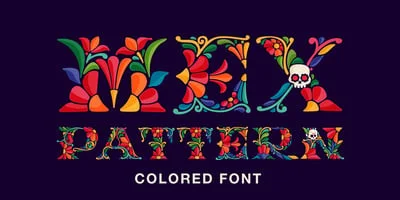 Mexican Pattern Font