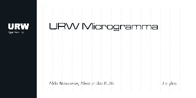Microgramma Font