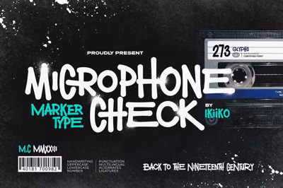 Microphone Check - Marker Type Free Download