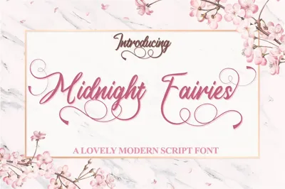 Midnight Fairies | Calligraphy Font Free Download