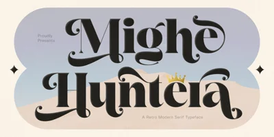 Mighe Huntera Font