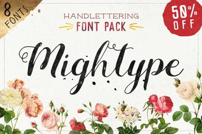 Mightype FontPack Handlettering Free Download