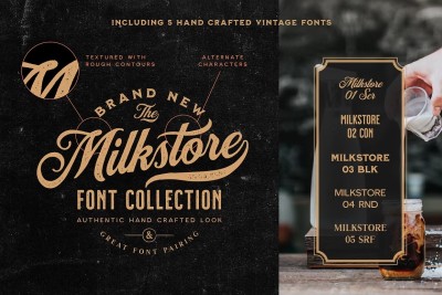 Milkstore Font Collection