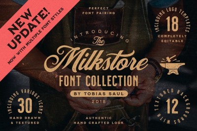 Milkstore Font Collection