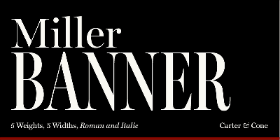 Miller Banner Font Free Download