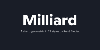 Milliard Font