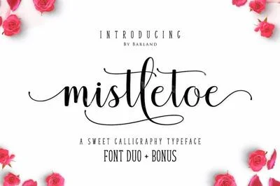 Mistletoe - Font Duo | 30% Off
